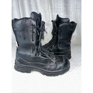 HAIX Black Leather Airpower R1 Crosstech Steel Toe Size 9.5 Inserts Gone